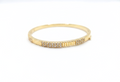 Gold Hinged Bangle