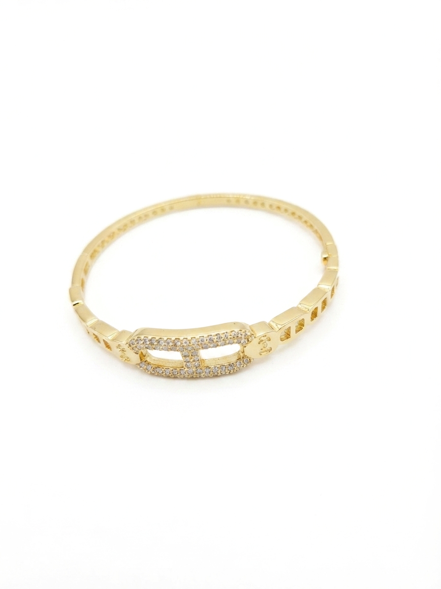 Gold Cuff Bangle