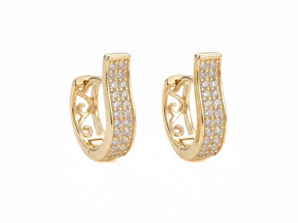 Hollow Design Hoop Earring
