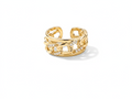 Gold Link Chain Ring