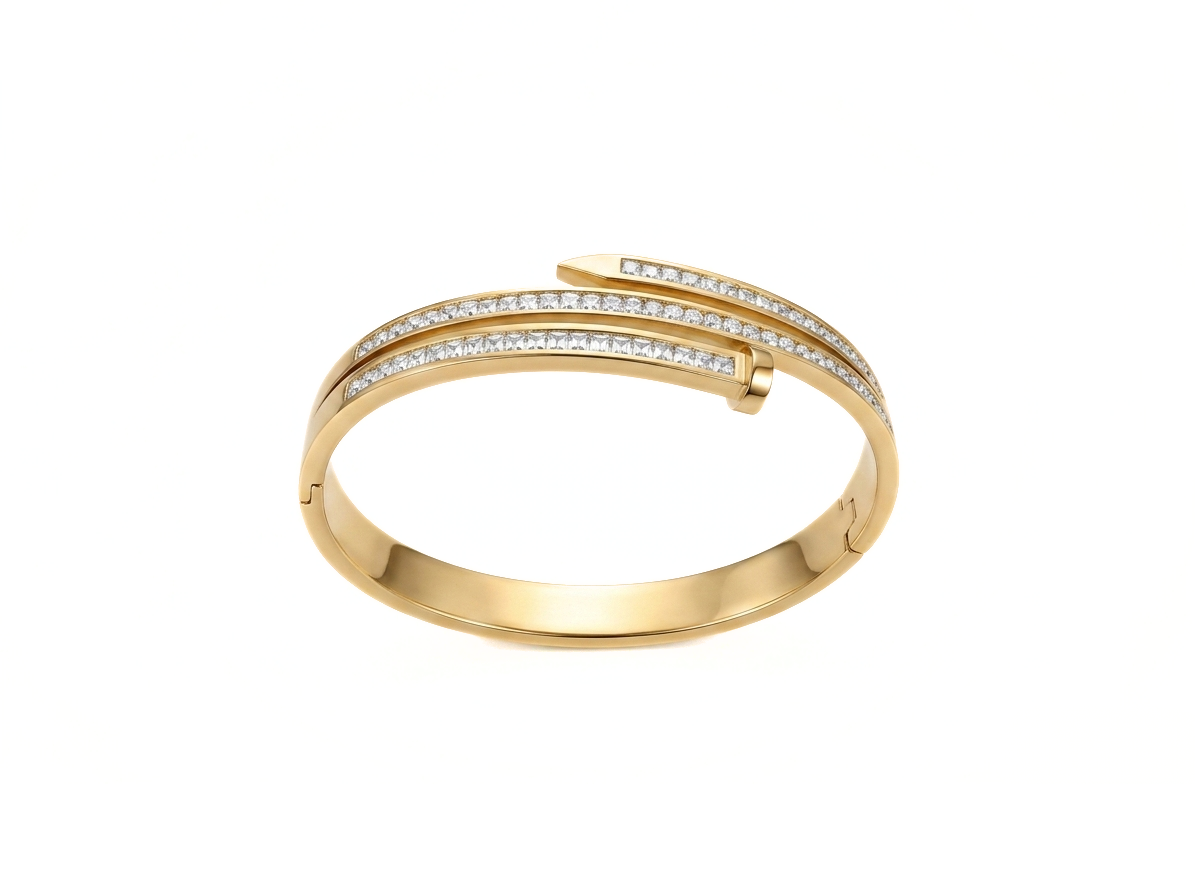 Gold Wrap Bangle