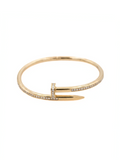 Iconic Nail Multiple Stone Bangle
