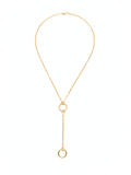 Gold Chain Drop Necklace